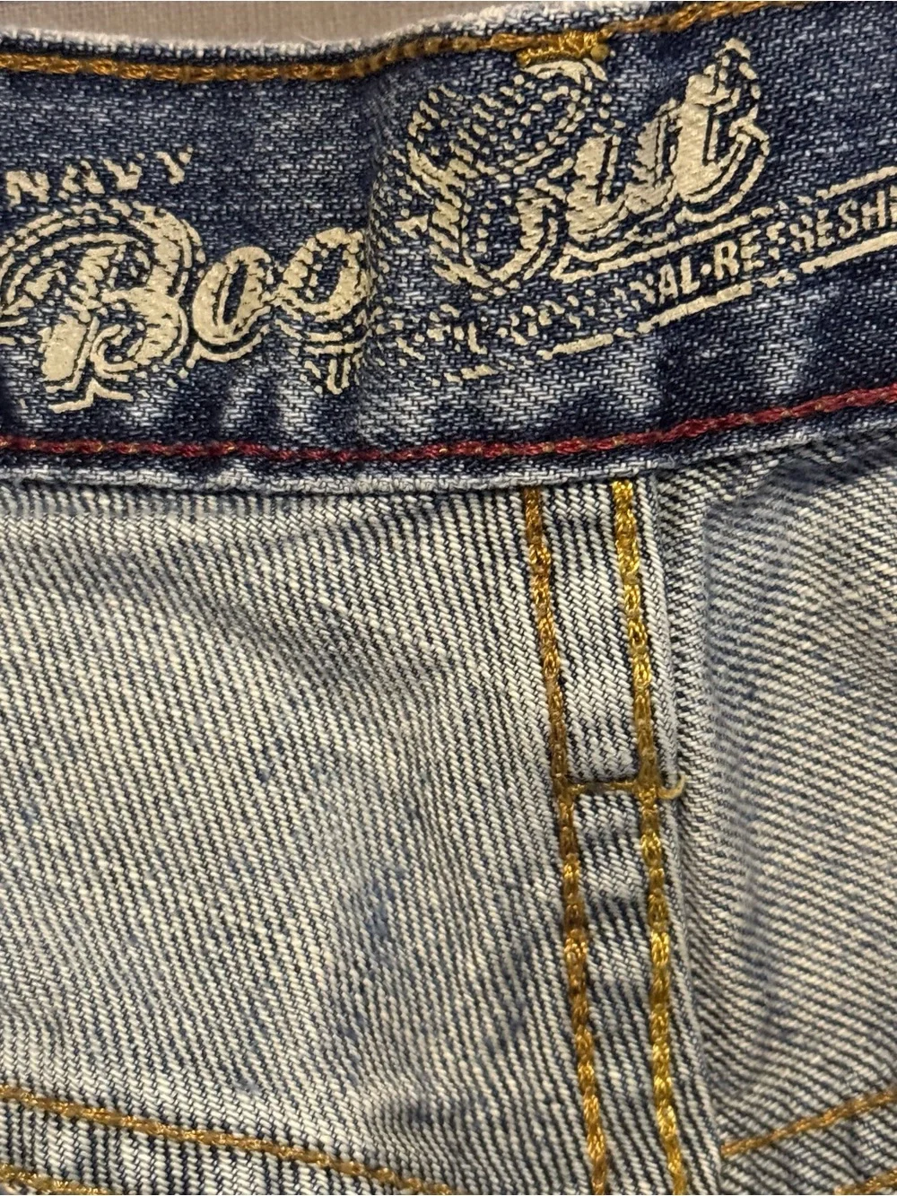 Old Navy Men’s Bootcut Denim Jeans Size 38x34